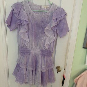 Light Purple Love Shack Fancy Natasha dress